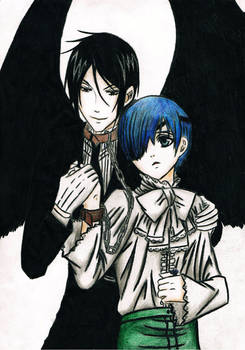 Ciel and Sebastian - Black Butler