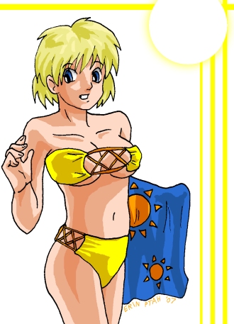 Seras' Sunny Swimsuit Stress