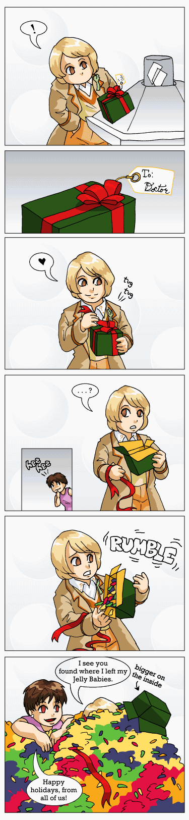 A Squishy TARDIS Christmas by ErinPtah