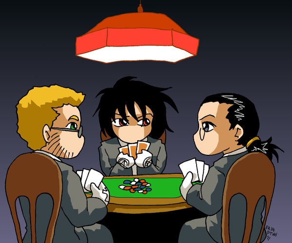Dogs Of War Playing Poker by ErinPtah