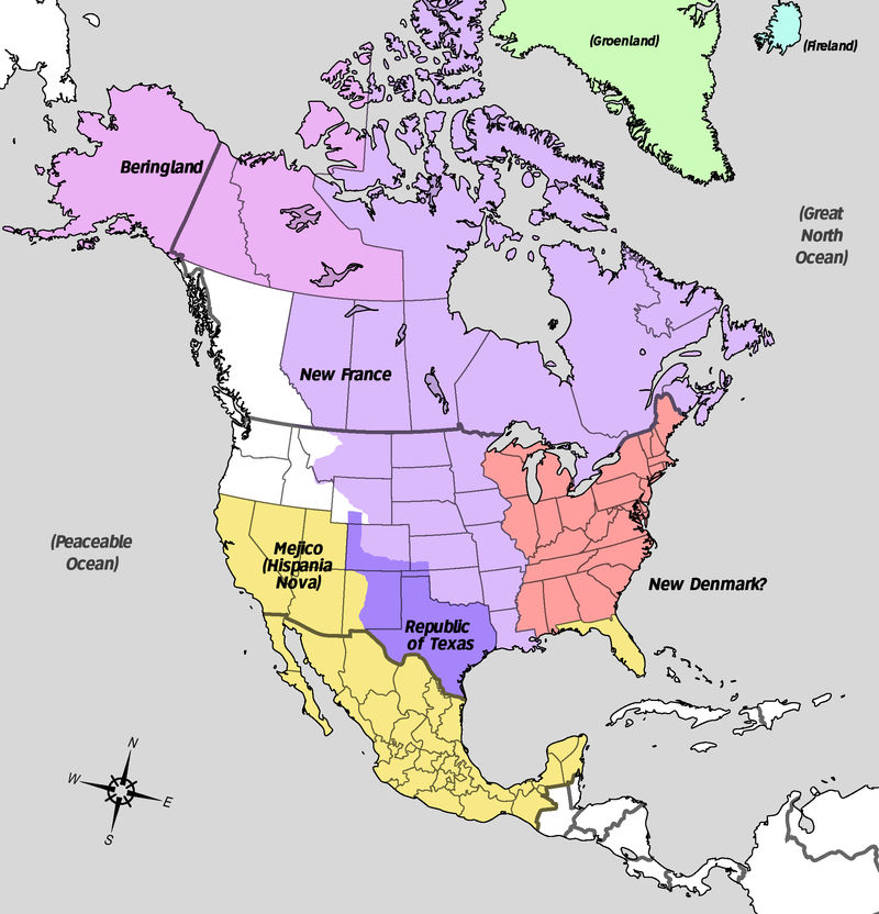 His Dark Materials - North America Map