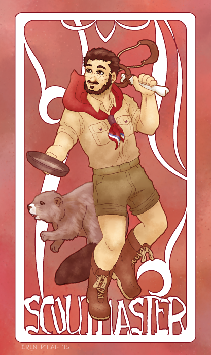 Earl Harlan - The Scoutmaster by ErinPtah