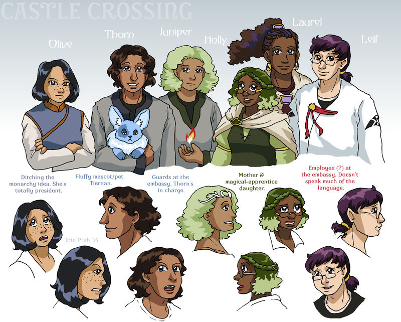 Leif and Thorn - Character Designs 2015