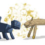 Woozy and Sawhorse