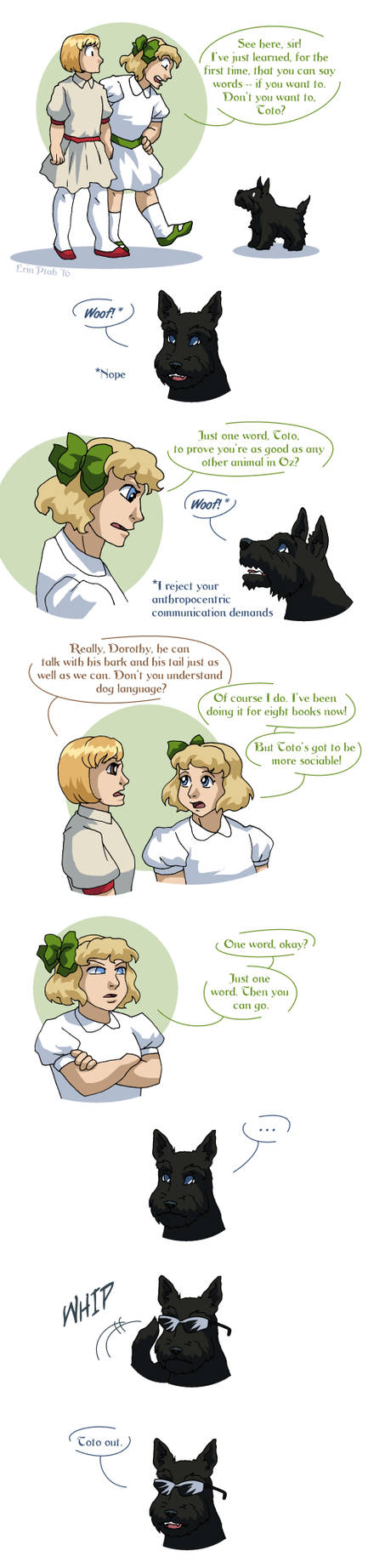 Speak, Toto by ErinPtah