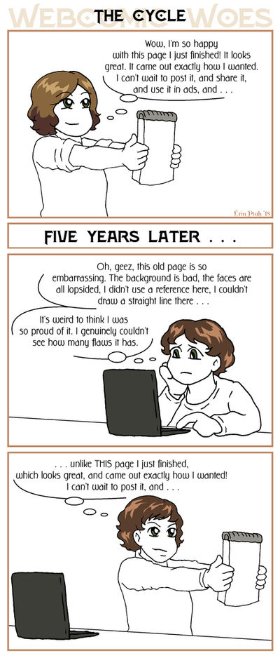 Webcomic Woes 7 - The cycle by ErinPtah