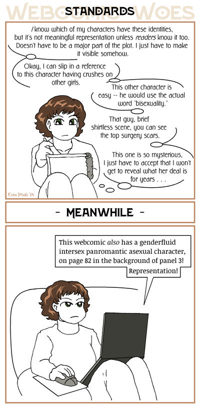 Webcomic Woes 9 - Visibility by ErinPtah