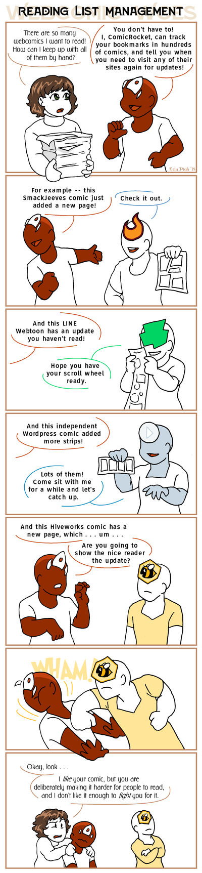 Webcomic Woes 11 - Hard Follows by ErinPtah