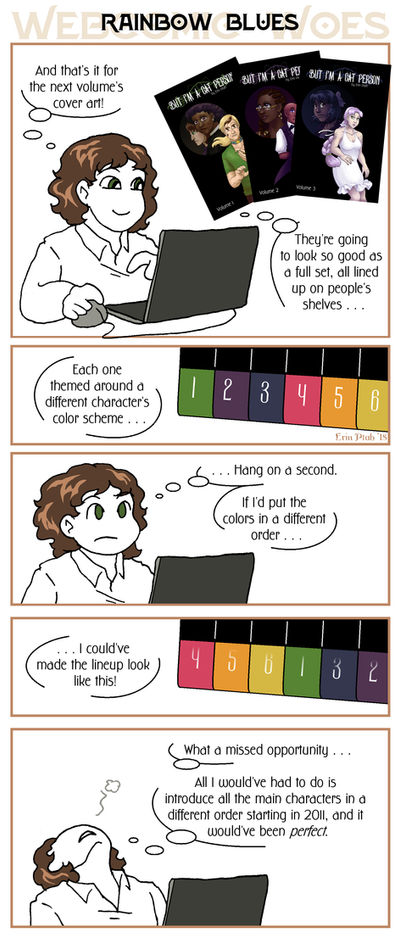 Webcomic Woes 12 - #QueerPlanningProblems by ErinPtah