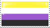 Nonbinary Flag Stamp - Base by ErinPtah