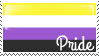 Nonbinary Pride Stamp by ErinPtah
