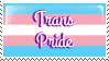 Trans Pride Flags Animated Stamp by ErinPtah