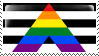 Straight Ally Flag Stamp - Base by ErinPtah