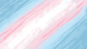 Painted Trans Flag Wallpaper