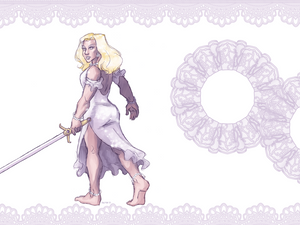 Wallpaper - White Dress Pascentia