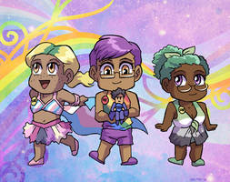 Pride Sketchbook: Ivy, Cedar, Nikau, Holly