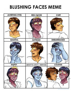 Kale - Blushing Faces Meme