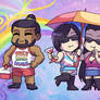 Pride Sketchbook: Bramble, Imri, Stanczia
