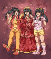 Three-faced tomboy princess