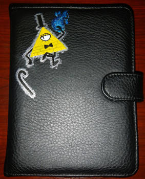 Book cover with Bill Cipher