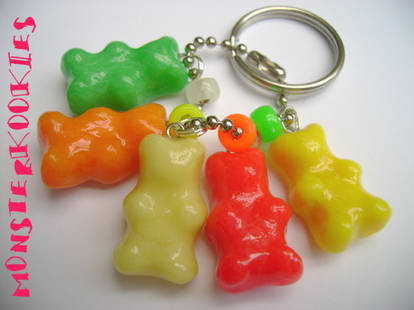 Gummy Bear Charms by monsterkookies on DeviantArt