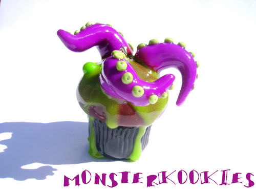 Tentacle Bog Monster Cupcake