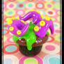 Chocolate Tentacle Cupcake
