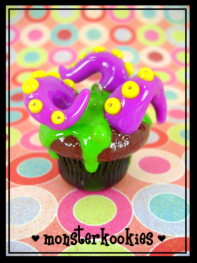 Chocolate Tentacle Cupcake