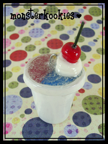 Blue and Red Slushie