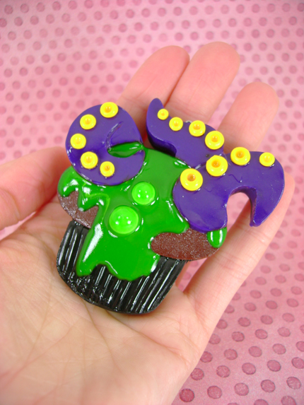 Tentacle Cupcake 2D