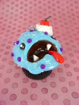 Blue Killer Cupcake