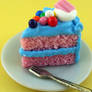 Bubblegum Cake Slice