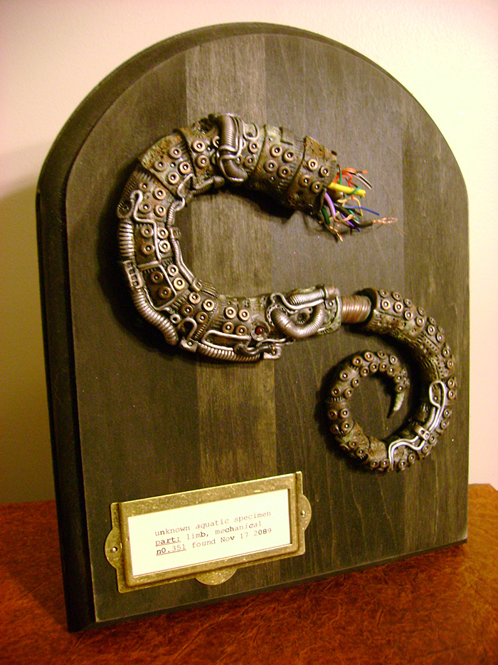 Severed Mechanical Tentacle Specimen