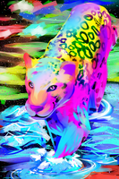 Radiant Jaguar by neon-phosphor