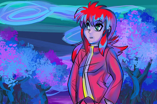 Kurama in the Blue Forest