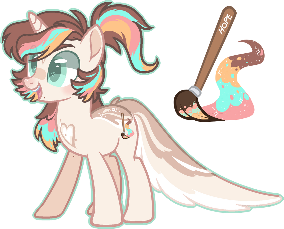 -MLP OC - Danna Hope Brush- by S1NB0Y on DeviantArt