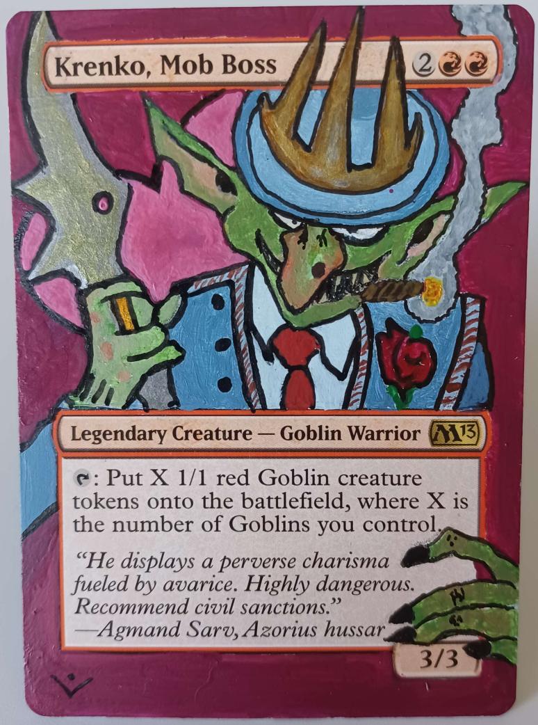Magic The Gathering Store Krenko, Mob Boss Magic The Gathering Card Foundations Set, Rare, English, Near Mint Condition | 1x Single Damnation Mtg Magic The Gathering Store Krenko, Mob Boss Magic The Gathering Card Foundations Set, Rare, English, Near Mint Condition | 1x Single Damnation Mtg