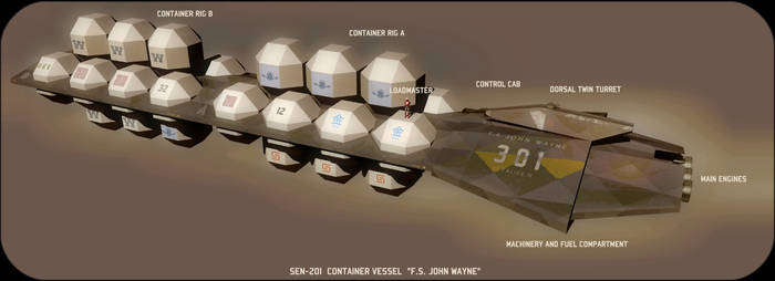 SEN-201 Container Vessel