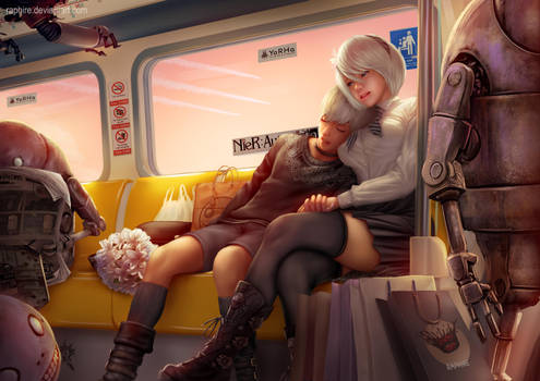 2b and 9s post shopping commute