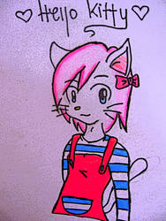 hello kitty drawing - anime