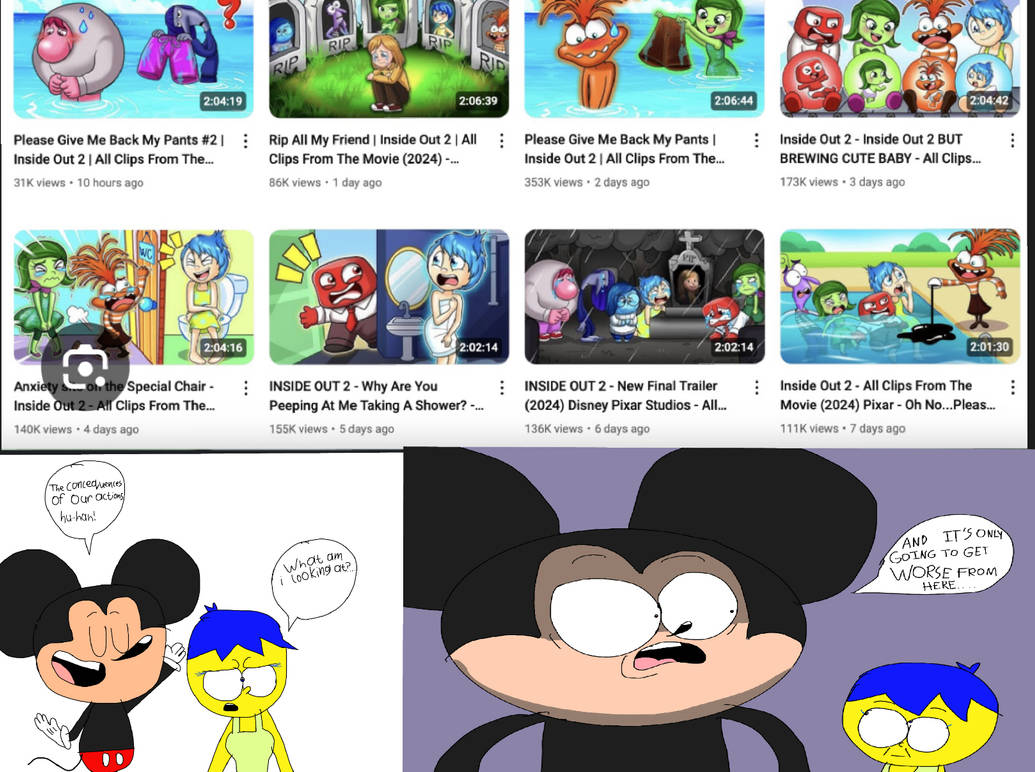 The response to the inside out 2 content farms by Verocip407 on DeviantArt