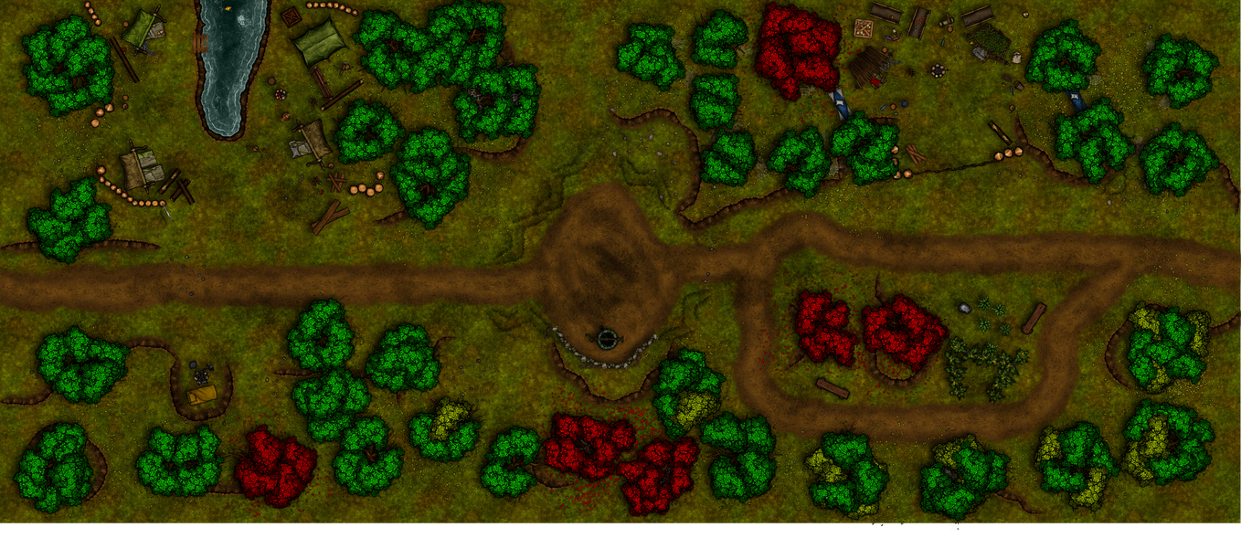 DnD Map - Forest Path by GavielDawn on DeviantArt