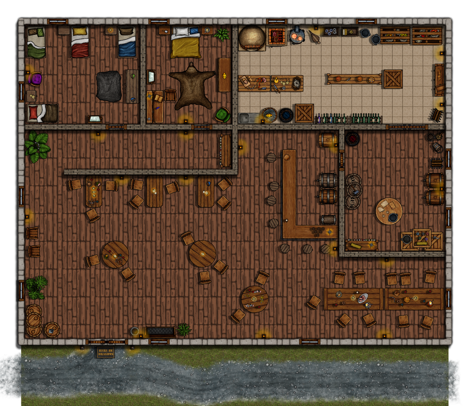DnD Map Simple Tavern By GavielDawn On DeviantArt dnd-map-simple-tavern-by-gavieldawn-on-deviantart