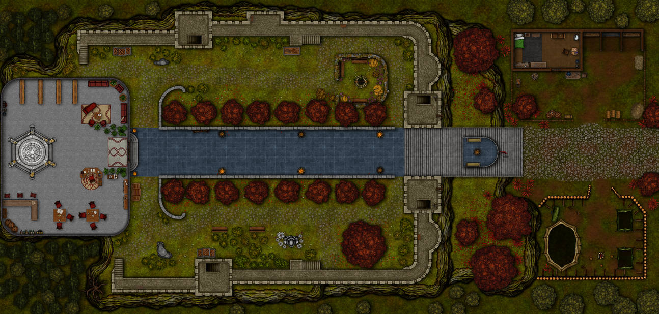 DnD Map - Mountain Keep by GavielDawn on DeviantArt