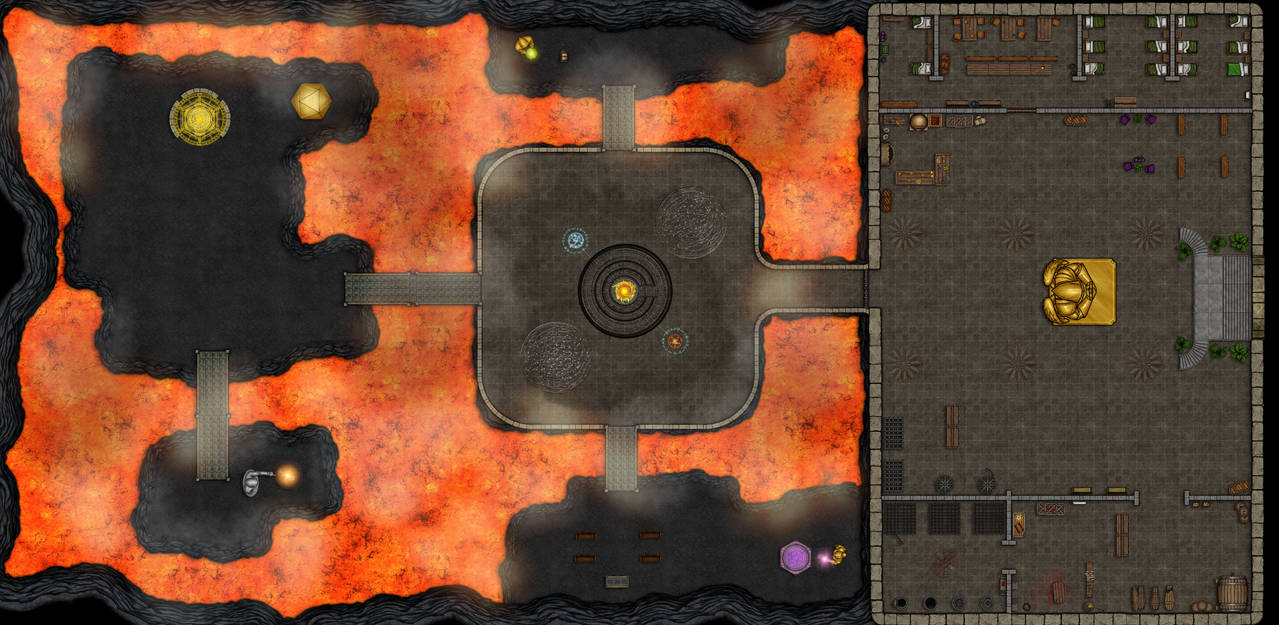 DnD Map - Underground Complex by GavielDawn on DeviantArt