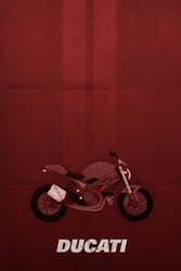 Ducati Monster Poster