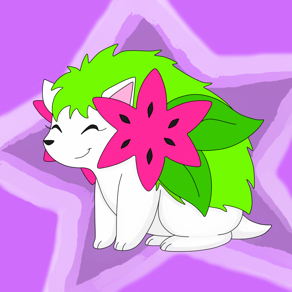 shaymin colored