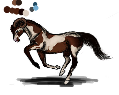 Horned Horse