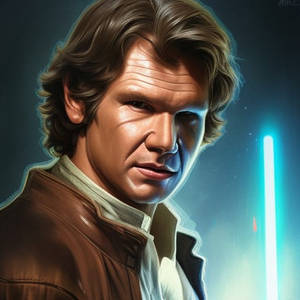 Jedi Han Solo - AI Generated