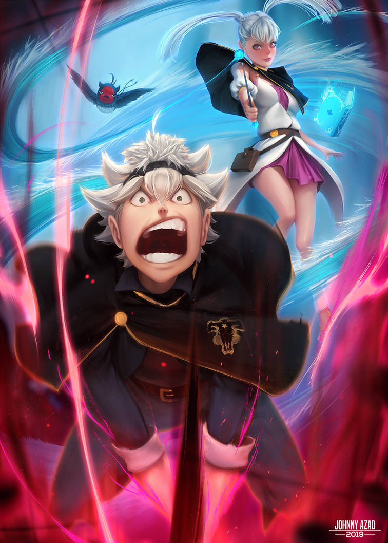 Black Clover: Asta and Noelle by JohnnyAzad on DeviantArt Black Clover: Asta and Noelle by JohnnyAzad on DeviantArt